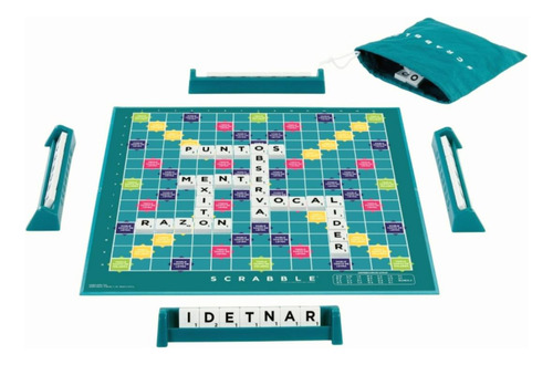 Scrabble, Juego De Mesa 2 En 1, Original Mattel,