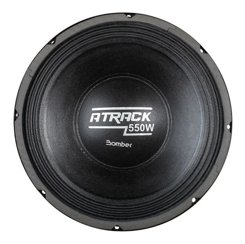 Alto Falante Bomber Woofer Atrack 4 Ohms 550w Rms  12 Pol Cor Preto