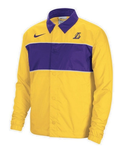 Casaca Chaqueta Cortaviento Nike Nba Los Ángeles Lakers Orig