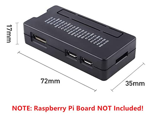 Kit De Funda Geeekpi Raspberry Pi Zero De 2 W Con Raspberry