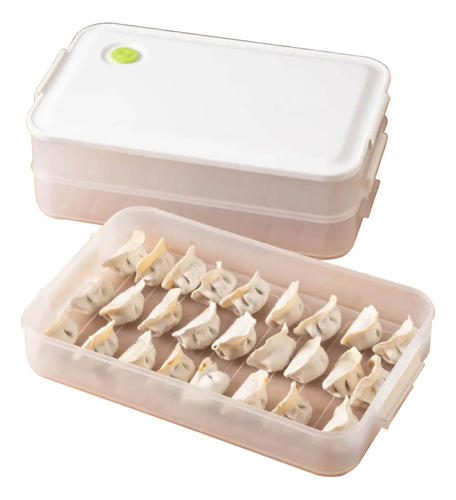 Caja Organizador Conservador Alimentos Nevera Apilables X2