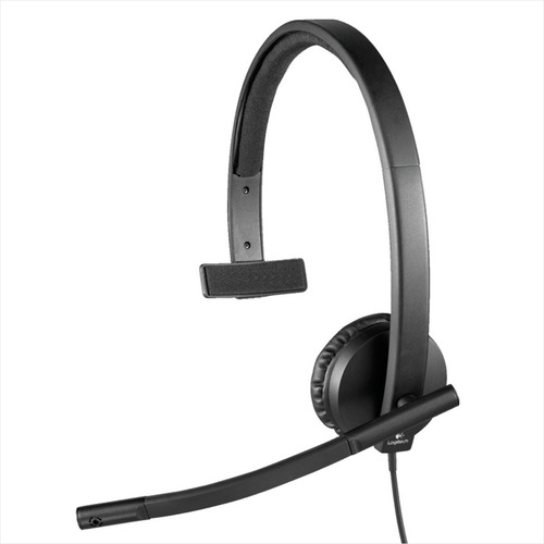 Imagen 5 de 8 de Diadema Logitech Usb Headset Monoaural H570e, Skype / Cisco