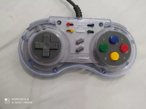 Controle Usb Super Nintendo Famicom Pc Kabum