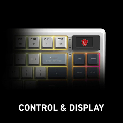 Teclado Gaming Msi Forge Gk600 Tkl Wireless Sky