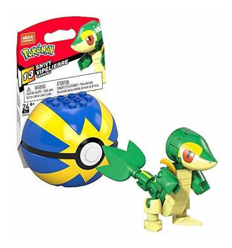 Mega Construx Pokemon Snivy - Juego De Construcción Para Niñ