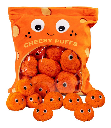 Cheesy Puffs - Pelotas De Juguete De Peluche, Cojn De Juguet