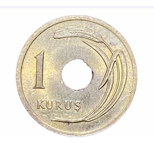 Moneda 1 Kurus Turquia 1948 Km 881