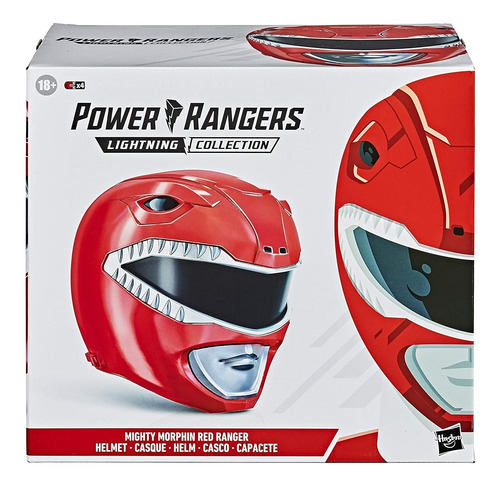 Power Rangers Lightning Collection Capacete Vermelho E8163