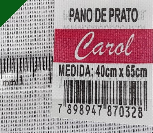 Imagem 4 de 4 de 30 Peças Pano De Prato Carol Com Bainha Estampado Atacado