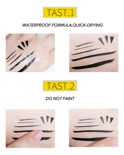 Máscara Delineador De Ojos Set De Maquillaje De Ojos Delinea