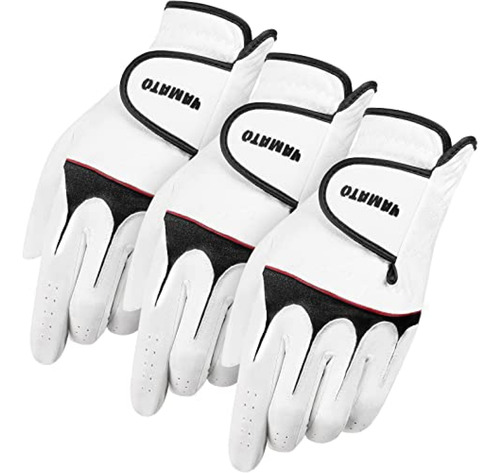 Guante De Golf Yamato Guantes De Golf Para Hombre, Paquete D