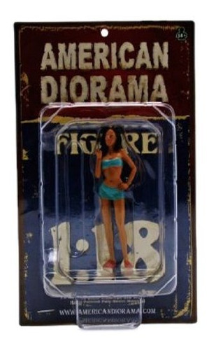 Diorama Estadounidense Car Wash Chica - Dorothy Escala 1:18.