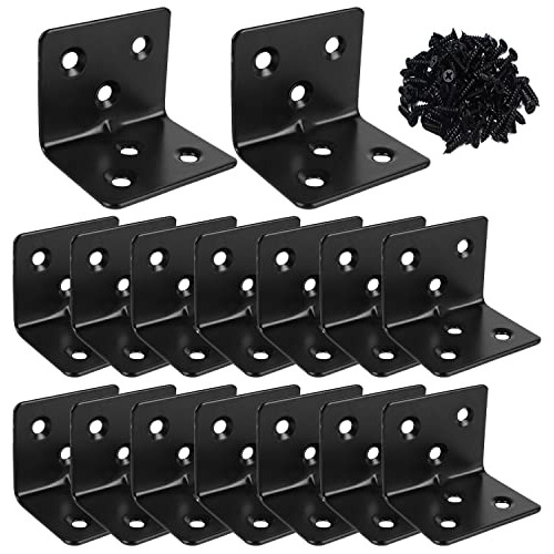 16pcs De Soportes De Esquina Forma De L De Acero Inoxid...