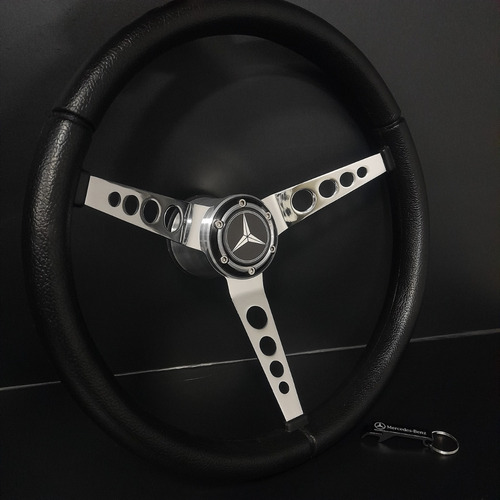 Volante De Caminhão Mercedes Benz Mb 1414 Hpn Black 43 Cm Vc