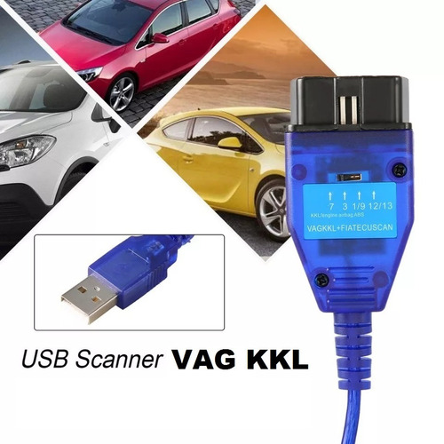 Scanner Usb Obd2 Vag Com Kkl409.1 Volkswagen Audi Seat Skoda