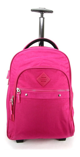 Mochila De Rodinha Sestini Crinkle Rolling 075500-08 Pink