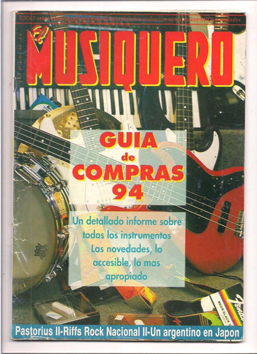 Revista El Musiquero N° 91 Guia De Compras 94 Pastorius B5