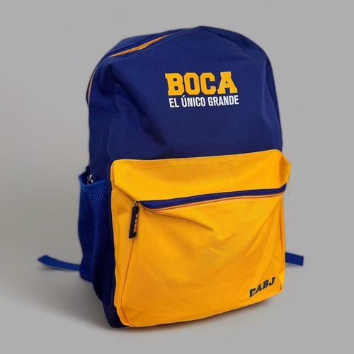 Mochila Escolar Boca Juniors Urbana Licencia Oficial 