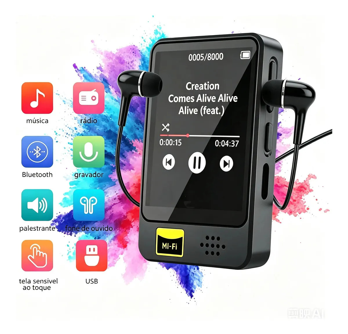 Mp3 Samsung Yp U3 1gb | Mercado Livre