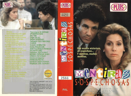 Mentiras Sospechosas Vhs In Defense Of A Married Man