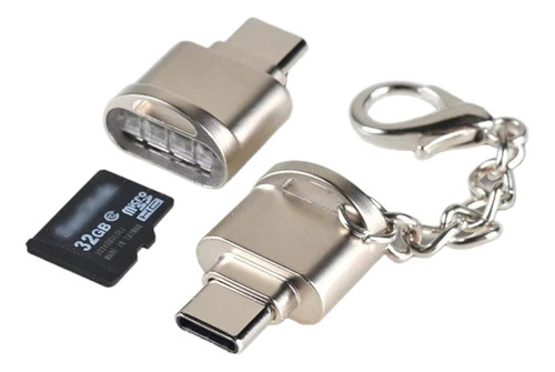 Adaptador Usb- C A Lector De Tarjetas De Memoria Micro Sd