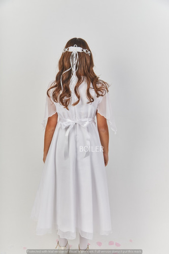 Imagen 6 de 10 de Vestido Comunión Nena Cortejo Manga 3/4 Fiesta Divino Niña