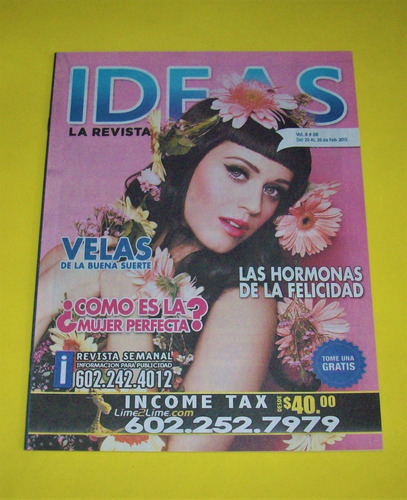 Katy Perry Revista Ideas 2015 De Estados Unidos 