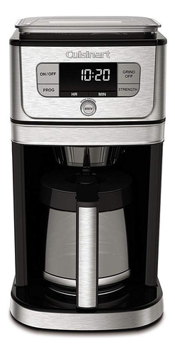 Cafetera Cuisinart Con Molino Integrado Plata 12 Tazas