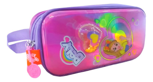 Kit Mochila Bely Primaria Niña Prinss Lentejuela Orignal Color Bely Rosa Pk Diseño De La Tela 3d