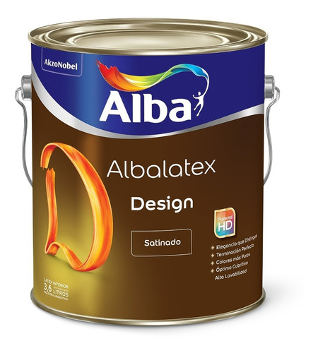 Albalatex Satinado Blanco X 10 Lts Alba