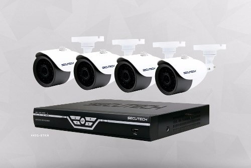 Kit De Seguridad Dvr 4 Canales 4 Camaras Secutech 