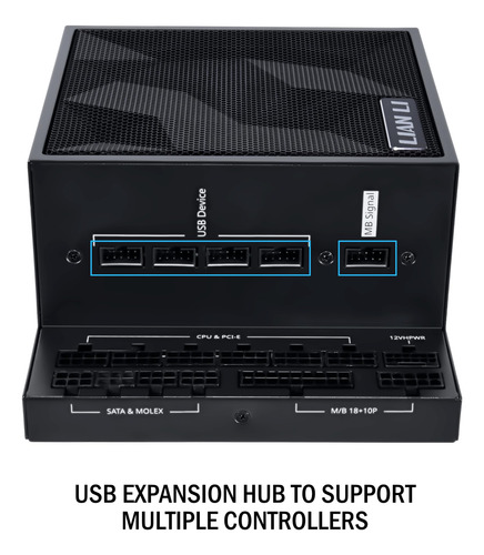 Fuente De Alimentación Lian Li Edge Series-850w 80 Plus Plat