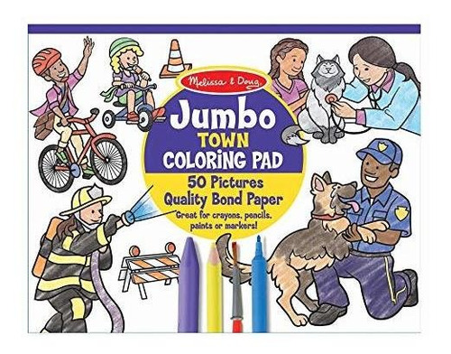 Almohadilla Para Colorear Melissa & Doug Jumbo (11 X 14 Pul