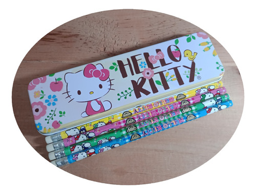 Lapicera De Hello Kitty Más Lápices Vintage Sanrio Original