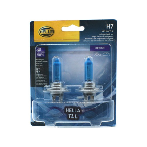 Foco H7 Luz Blanca Tipo Xenon Premium 55w 12v 2 Focos Hella 