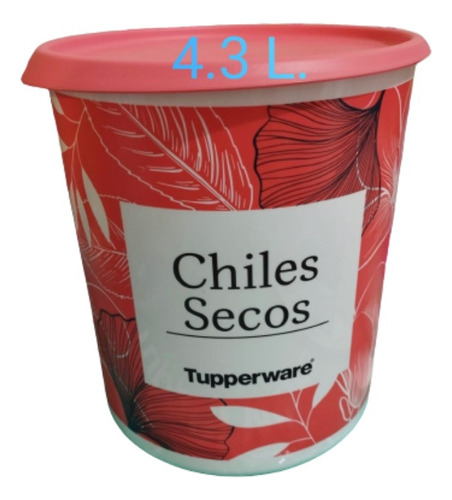 Tupperware Bote Despensa Chiles Secos