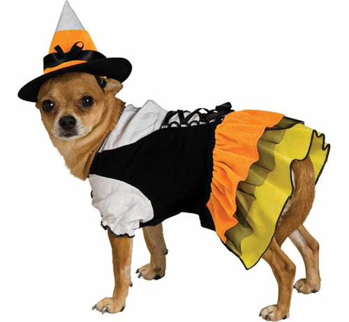 Disfraz Bruja De Maíz Para Perro Talla: Xs Halloween