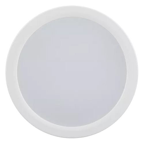 Plafón Led Redondo 12w Blanco, Luz Cálida Ø150mm