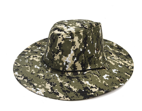 Sombrero Tactico Camping Camuflado Australiano Reforzado New