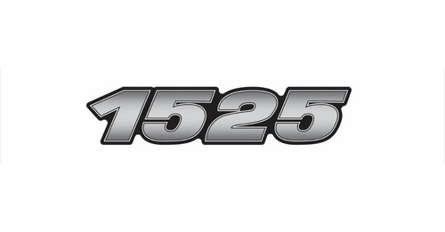 Adesivo Emblema Resinado Compatível Com Mercedes 1525 Cm1525