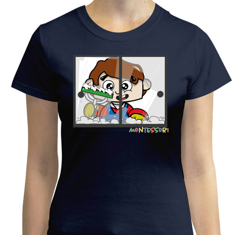 Playera De Diseño Montessori La Magia De La Vida Practica