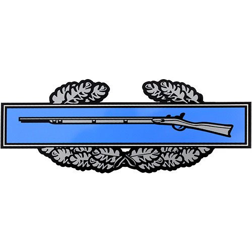 Calcomanía De Insignia De Infantería De Combate