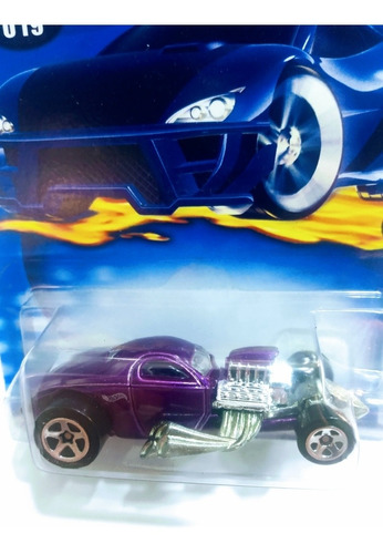 Carrito Hot Wheels 1/4 Mile Coupe Púrpura Ed 2002 1:64