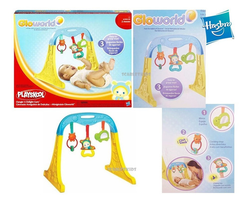 Imagen 2 de 6 de Gimnasio Playskool Sonajeros Y Sonidos Hasbro Scarlet Kids