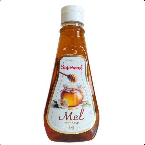 Mel De Abelha Puro Multifloral Bisnaga1kg Supermel