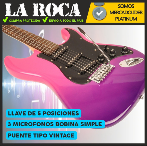 Imagen 4 de 10 de Guitarra Electrica Gypsy Rose Stratocaster + Acc Cuotas