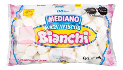 Bombon Malvavisco Bianchi Mediano Blanco