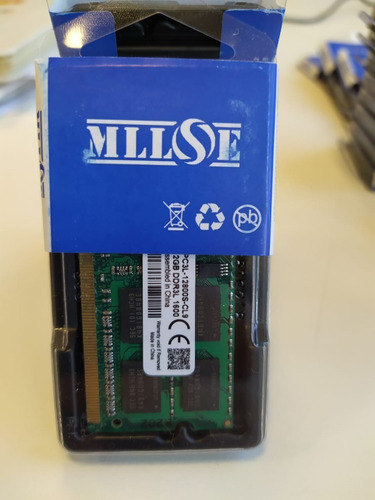 Memória Ddr3l 2gb 1600mhz Pc3l Cl-9 Notebook