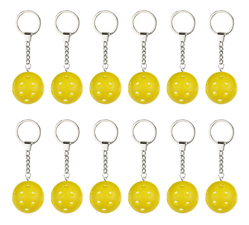 S. 2 X 12 Piezas Pickleball Llavero Bolsa Colgante Para