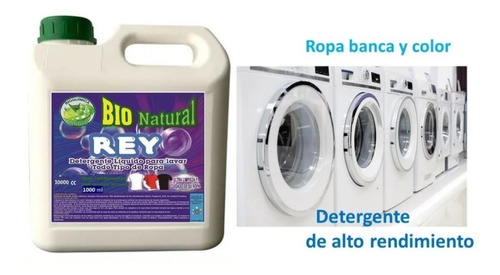 Jabón Rey Litro 4 Unidades  Antibacterial Alto Rendimiento. 